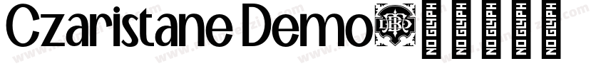 Czaristane Demo字体转换